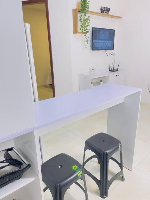 费拉迪圣安娜Flat Charmoso Na Cidade, Moderno E Prox A Fraga Maia公寓 外观 照片