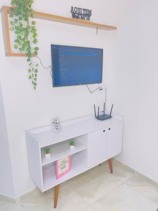费拉迪圣安娜Flat Charmoso Na Cidade, Moderno E Prox A Fraga Maia公寓 外观 照片