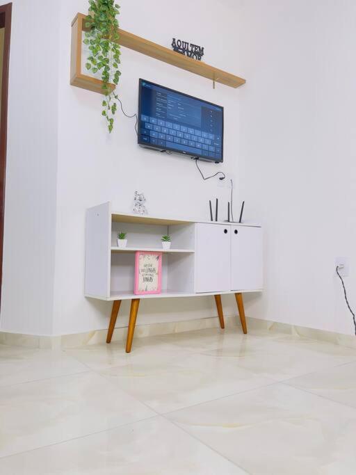 费拉迪圣安娜Flat Charmoso Na Cidade, Moderno E Prox A Fraga Maia公寓 外观 照片